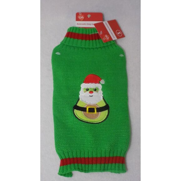 Holiday Christmas Dog Pajama-Size-Small Santa Claus Avocado New (Green) - Picture 2 of 8
